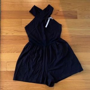 ASOS black cross romper